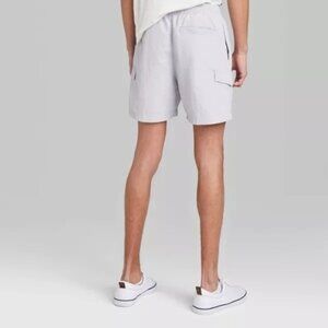 Mens Gray‎ Woven Cargo Shorts 6.5" Size XL - Original Use